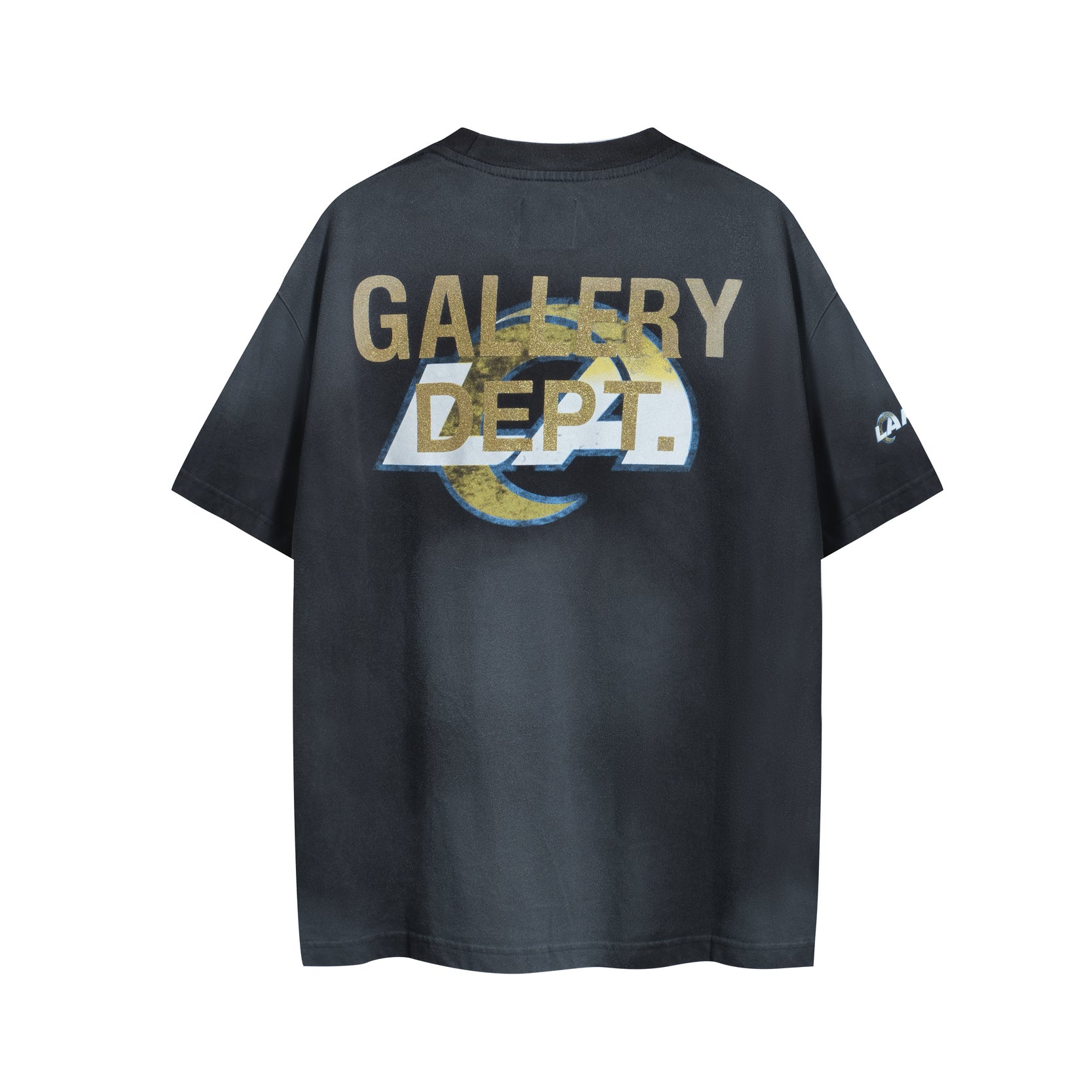 Gallery Dept. x LA Rams Sun Faded Black Tee