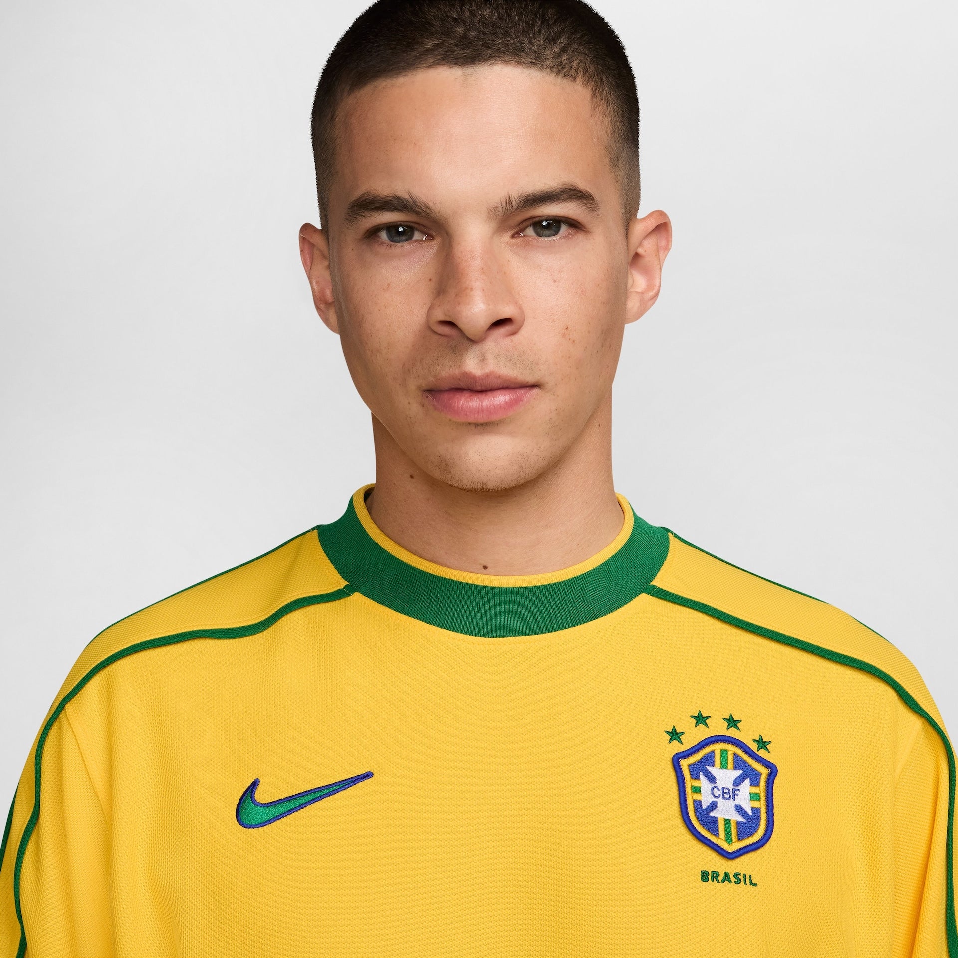 Camisa Nike Reedição Brasil 1998 Ronaldo Masculina