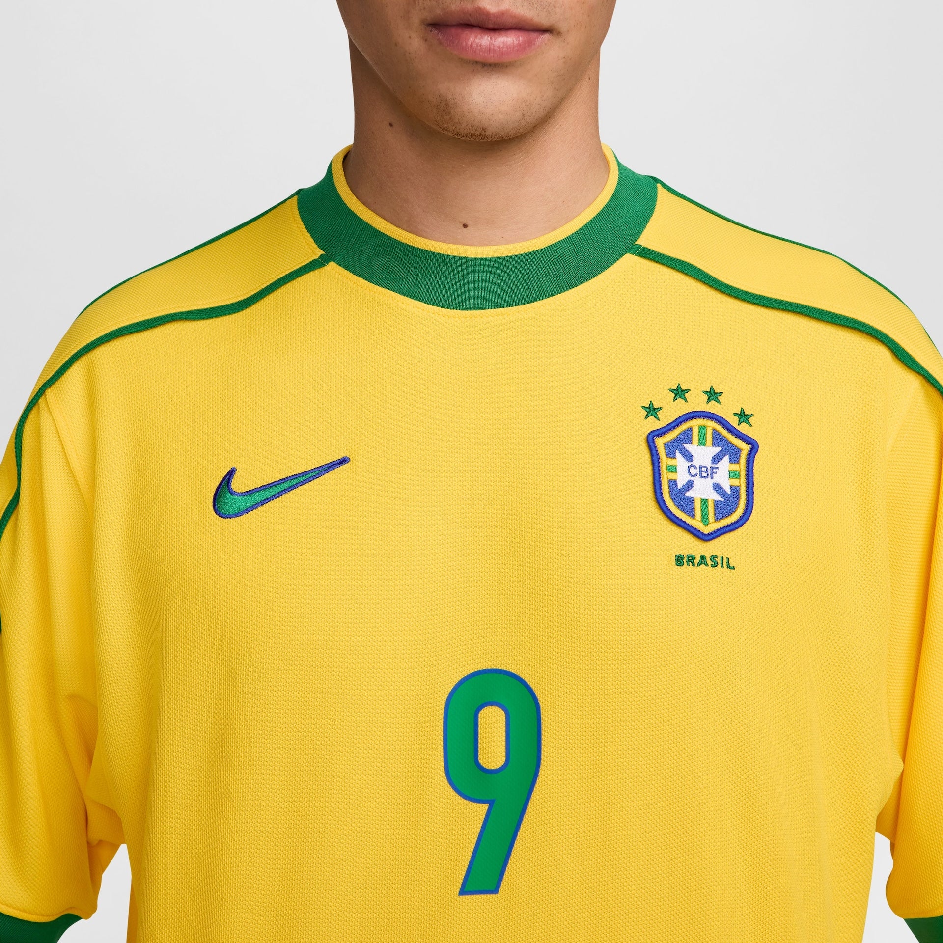 Camisa Nike Reedição Brasil 1998 Ronaldo Masculina