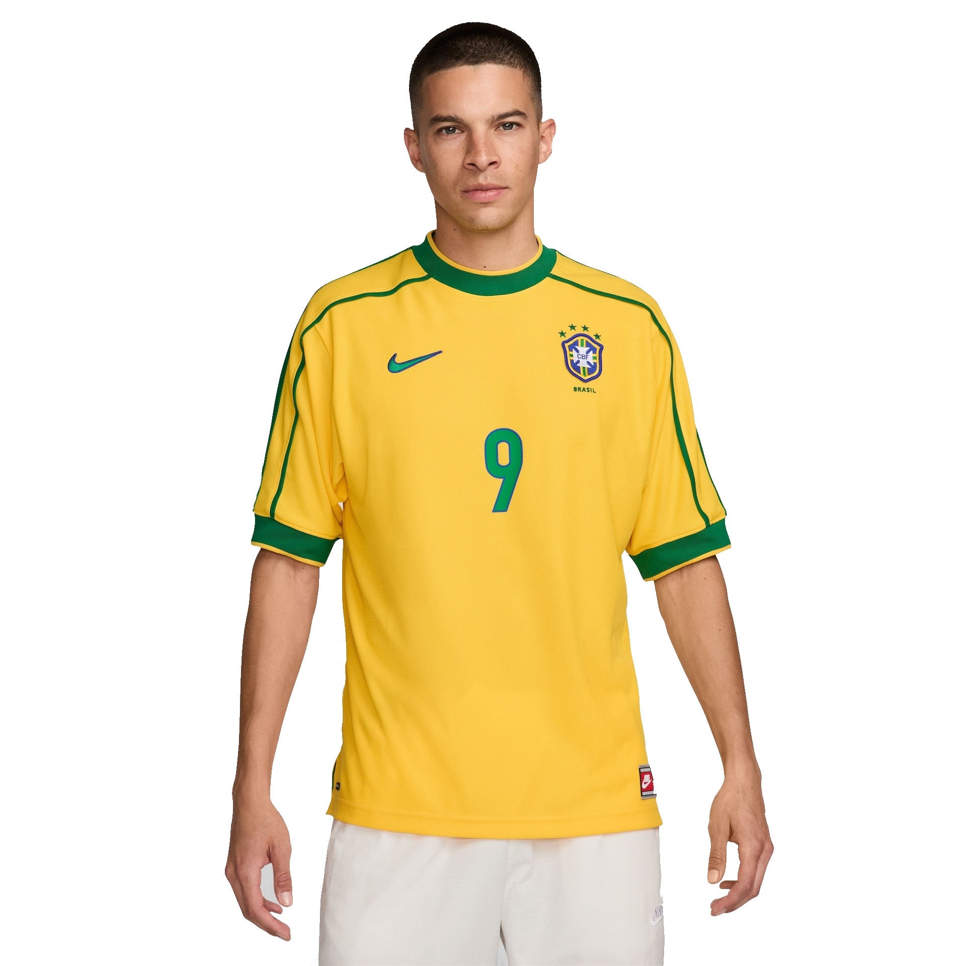 Camisa Nike Reedição Brasil 1998 Ronaldo Masculina