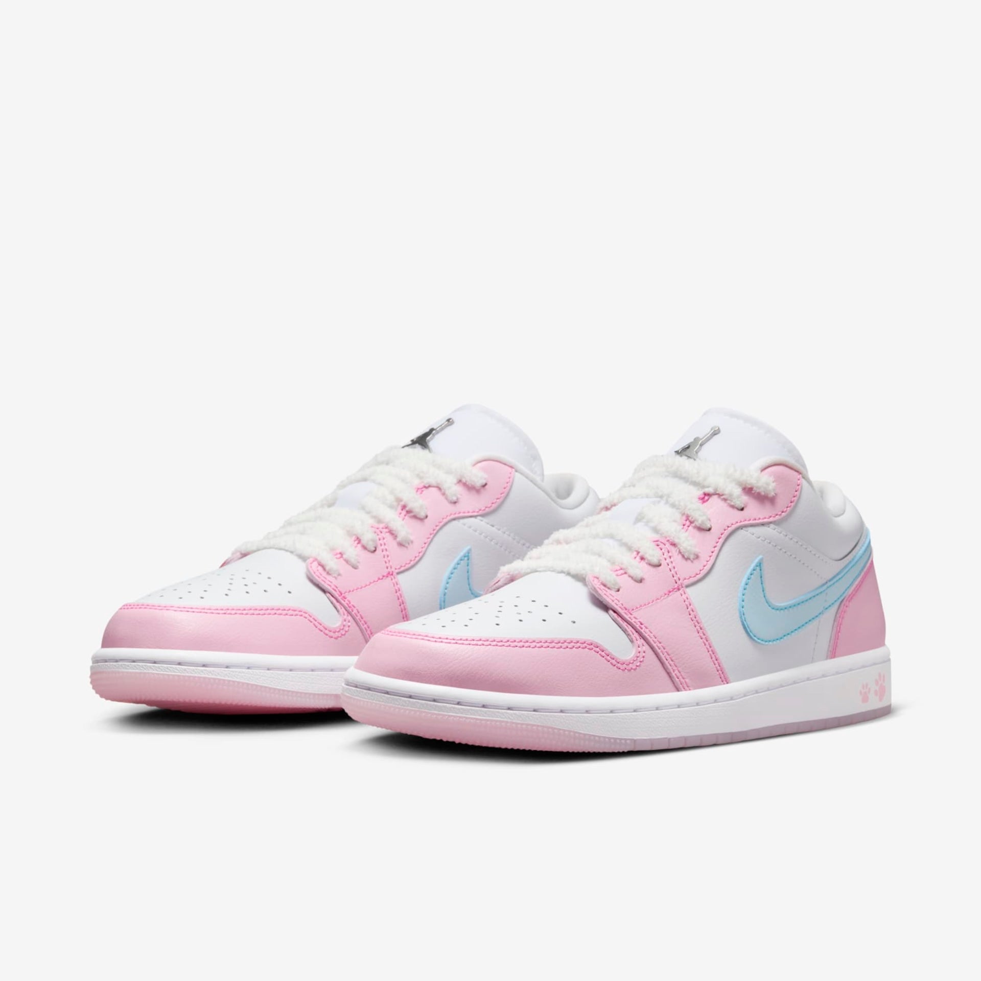 Air Jordan 1 Low Paw Print “Pink Foam”