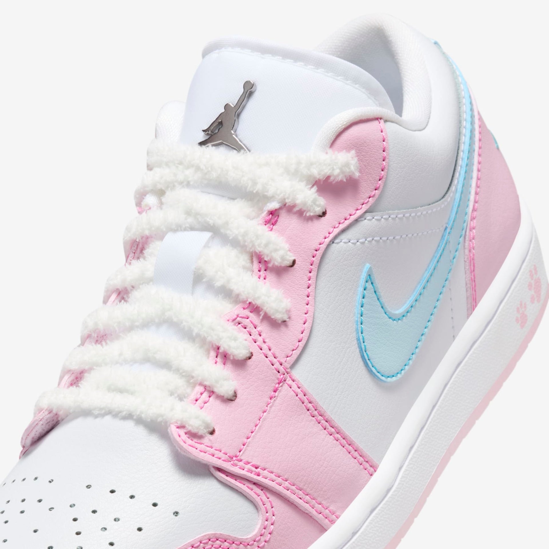 Air Jordan 1 Low Paw Print “Pink Foam”