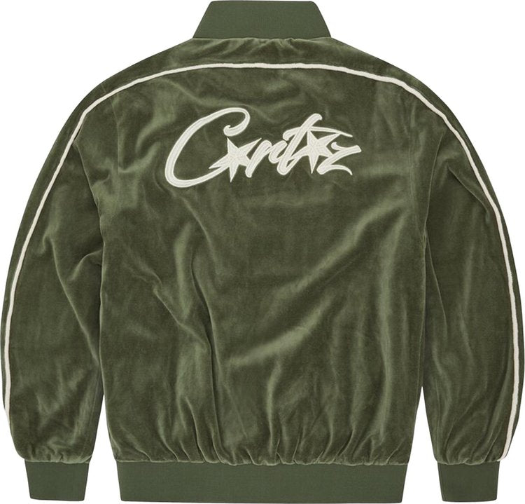 Conjunto Corteiz VVS Velour Jacket Green