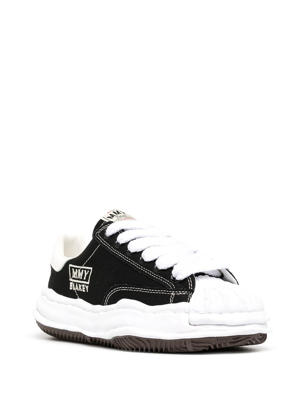 Maison Mihara Yasuhiro Blakey OG Sole Canvas Low 'Black White'