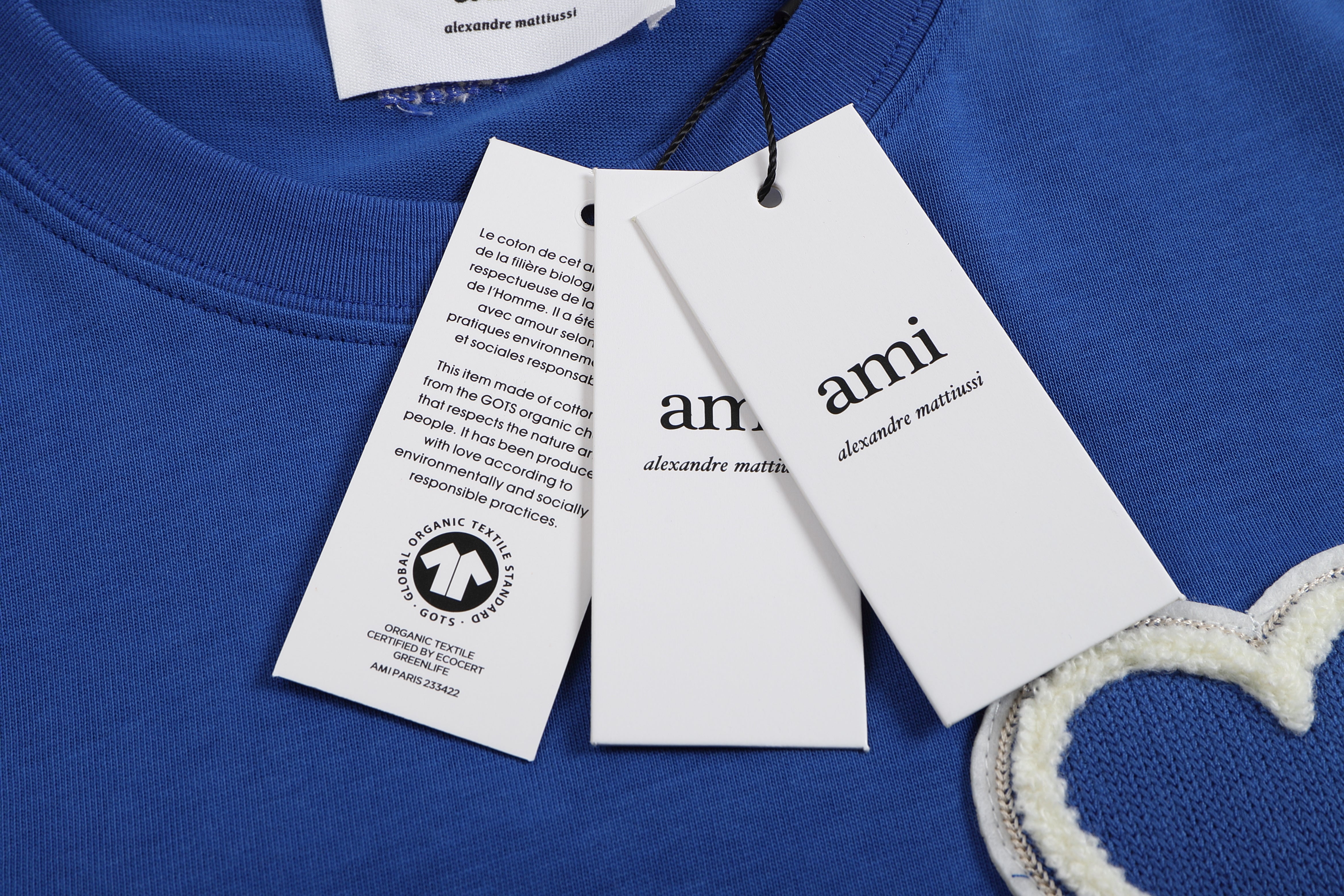 Camiseta AMI Paris Blue