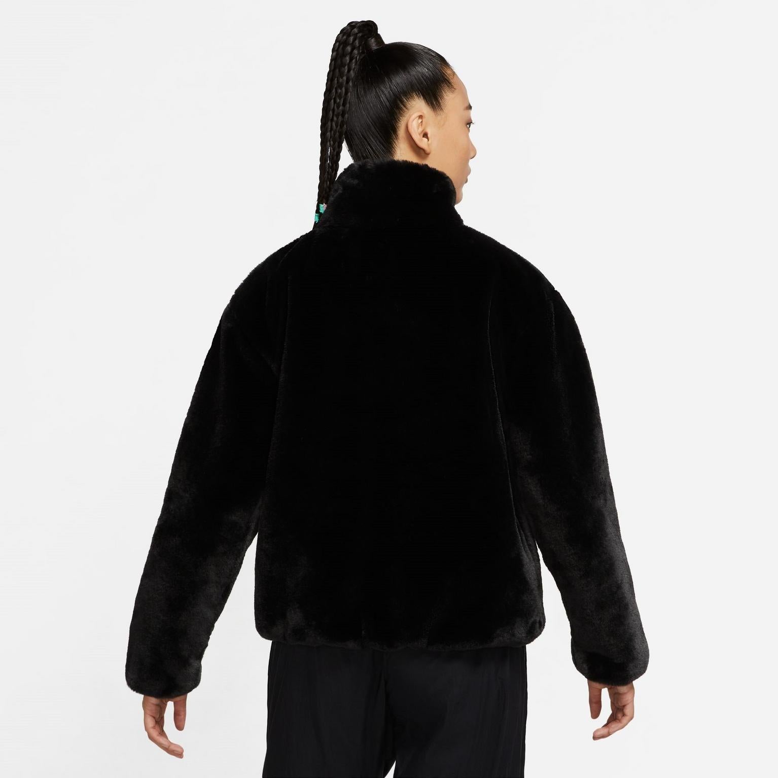 Jaqueta Nike Faux Fur Black