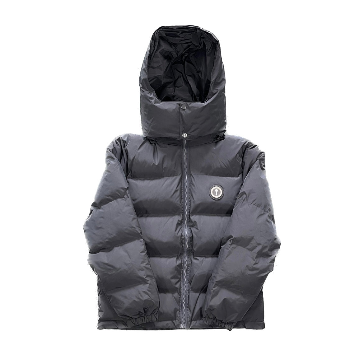 TRAPSTAR DETACHABLE HOODED PUFFER JACKET STONE