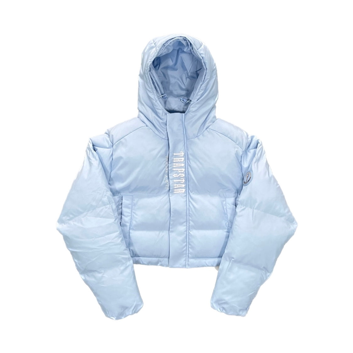 TRAPSTAR WOMAN HOODED PUFFER 2.0 JACKET -ICE BLUE