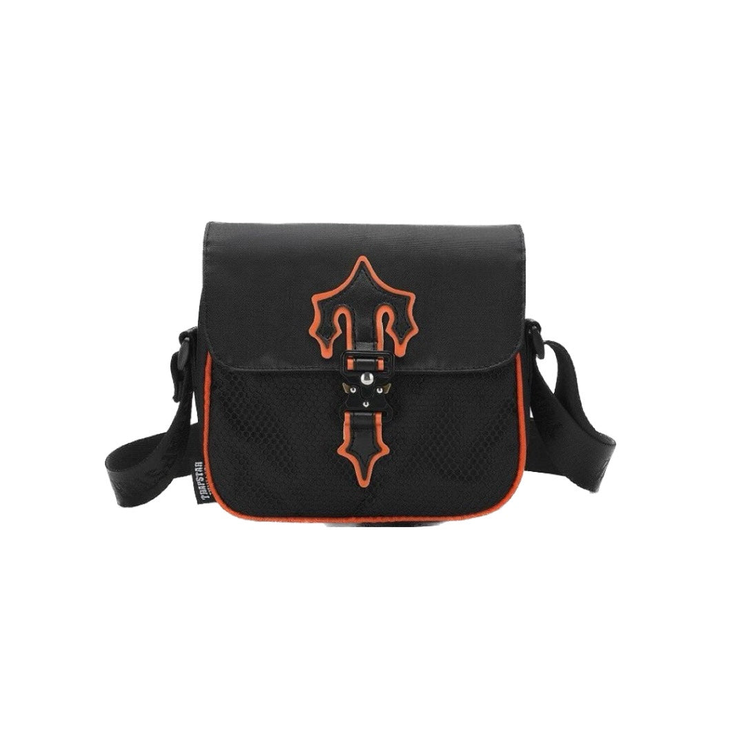 TRAPSTAR Messenger Bag 1.0-Black/Orange