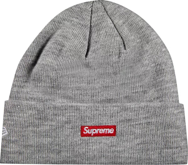 Touca Supreme x New Era S Logo Beanie 'Heather Grey'