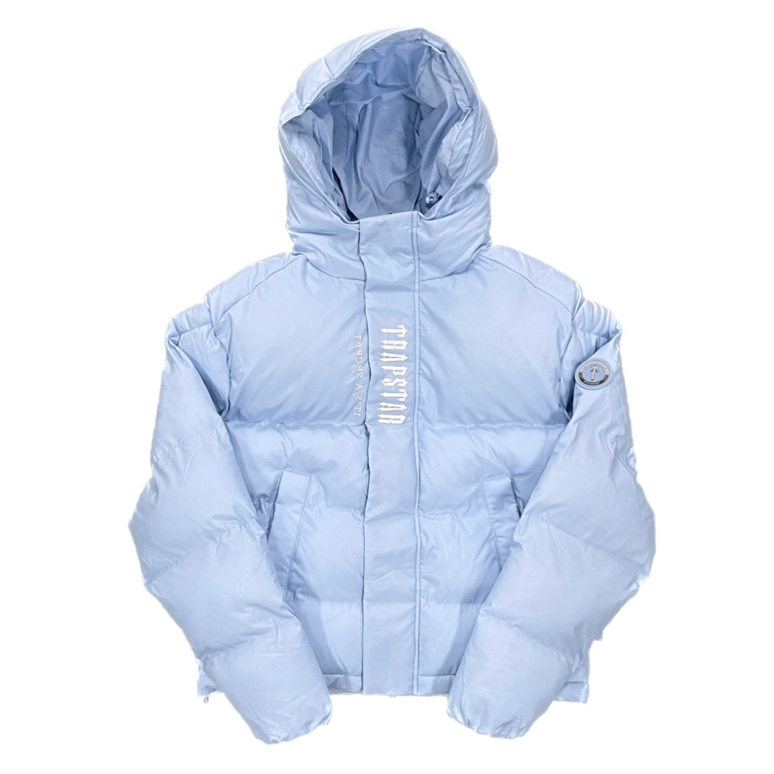 TRAPSTAR HOODED PUFFER 2.0 JACKET - ICE BLUE