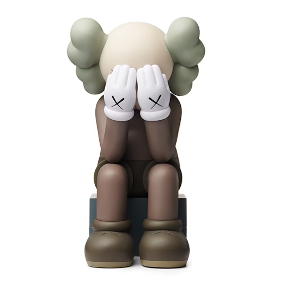 KAWS Passing Through Open Edition Vinyl Figure Brown