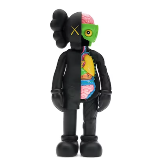 KAWS Companion Flayed Open Edition Vinyl Figure Black