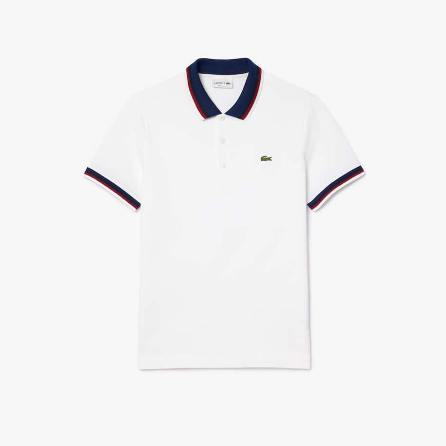 Camisa Polo Masculina Lacoste com Gola Contrastante