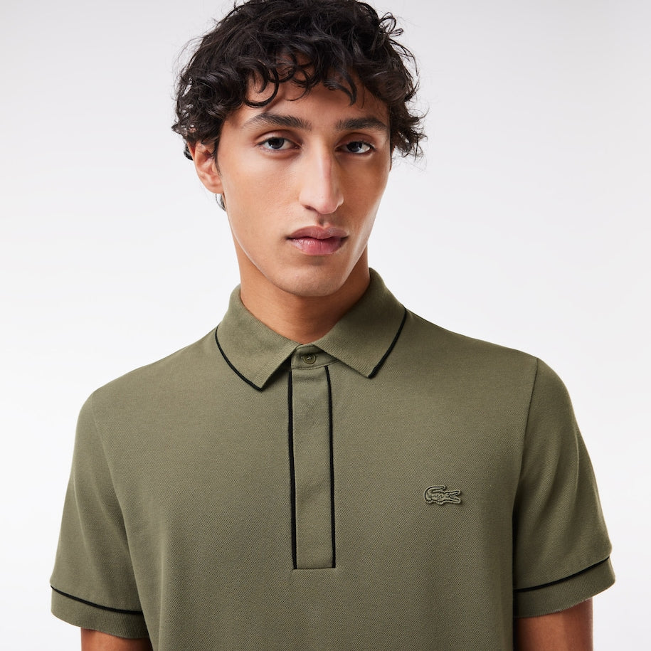 Camisa Polo Masculina Lacoste Verde Militar