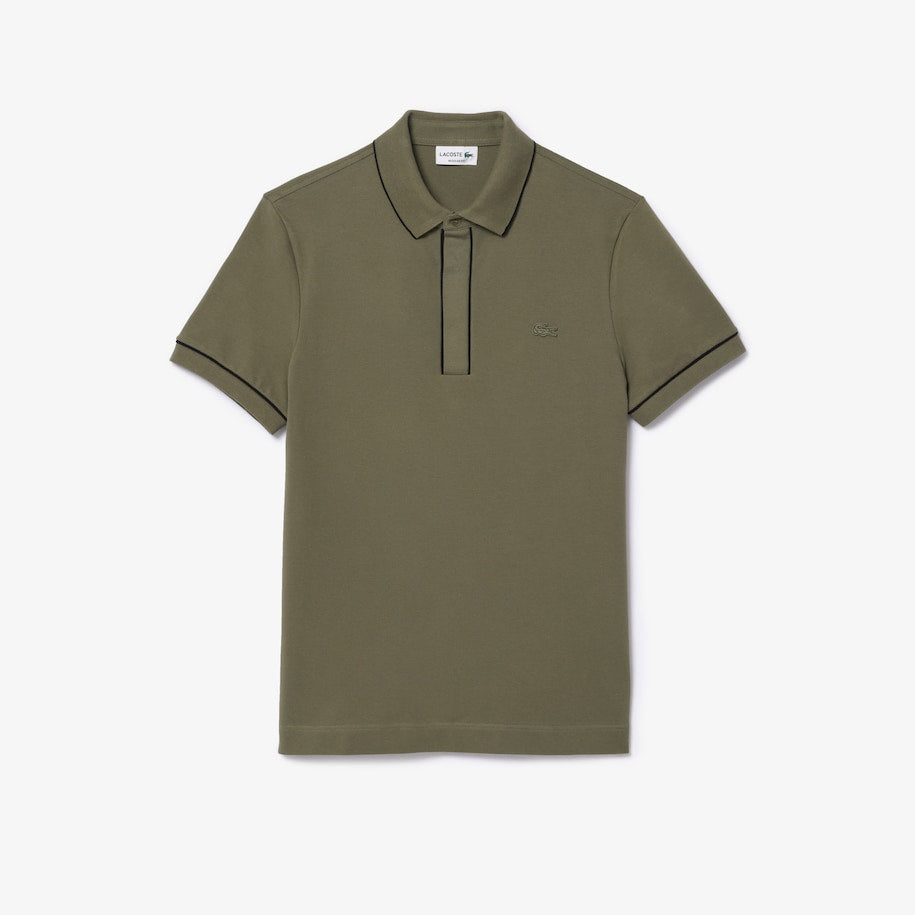 Camisa Polo Masculina Lacoste Verde Militar