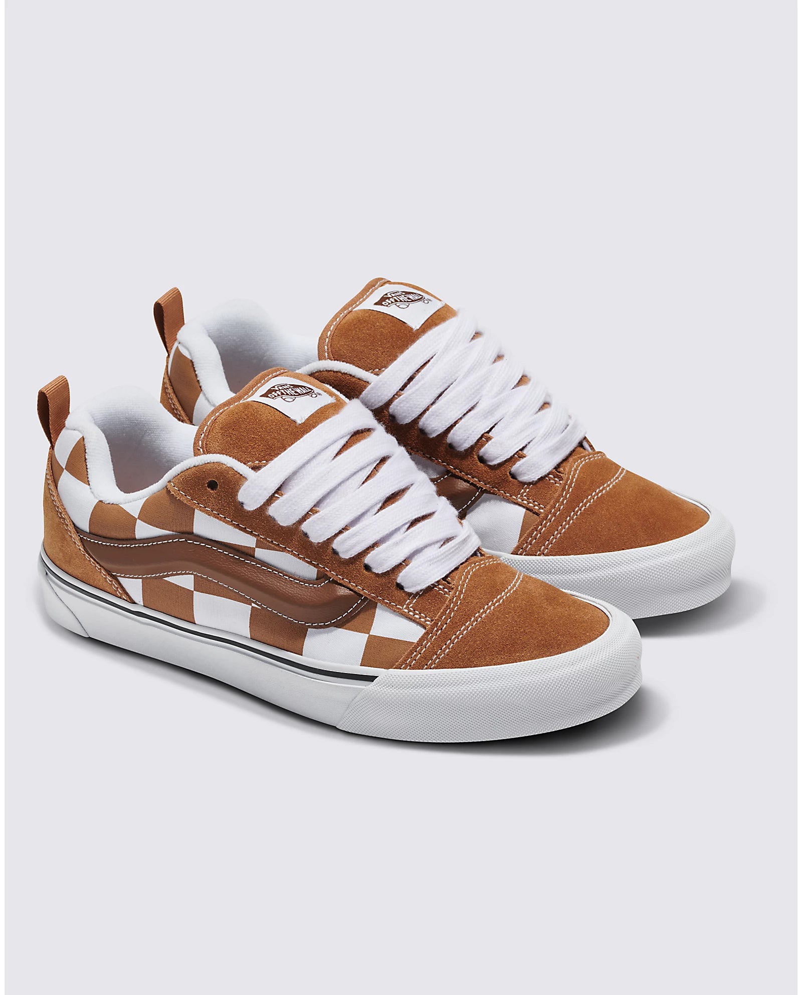 Vans Knu Skool Mega Checkerboard Brown