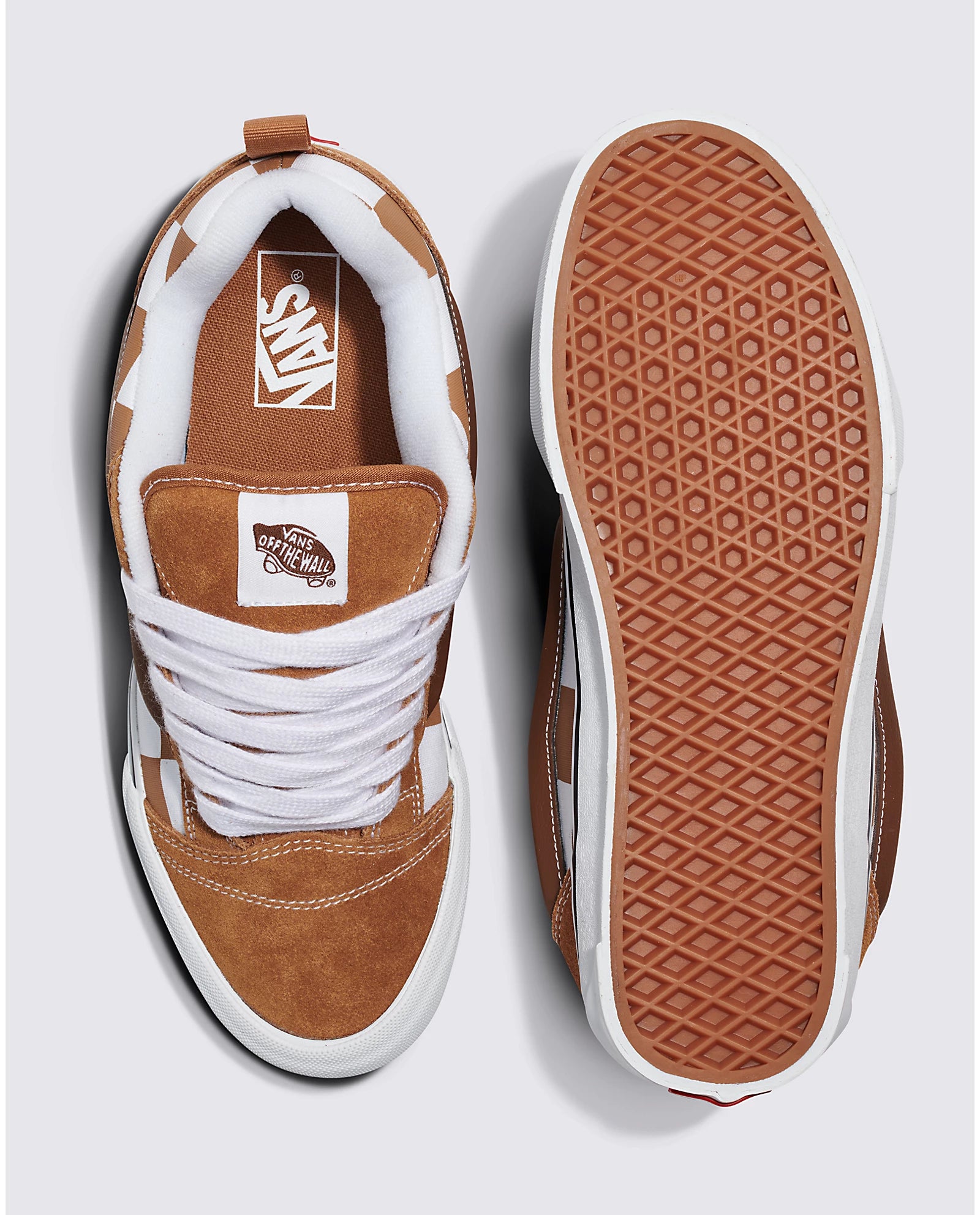 Vans Knu Skool Mega Checkerboard Brown