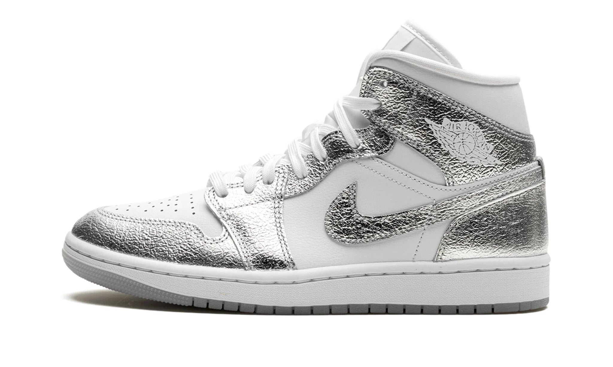 AIR JORDAN 1 MID SE WMNS "Metallic Silver"