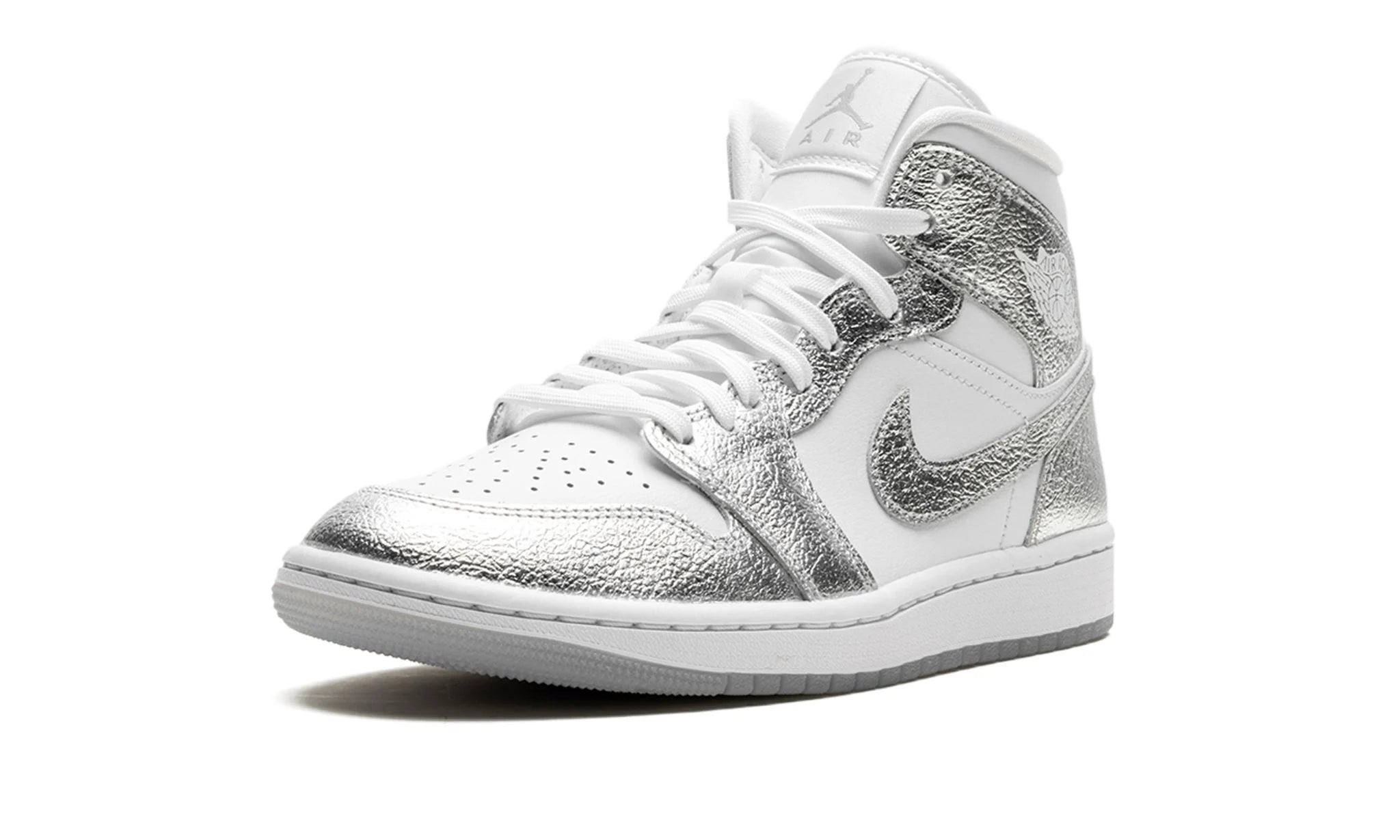 AIR JORDAN 1 MID SE WMNS "Metallic Silver"