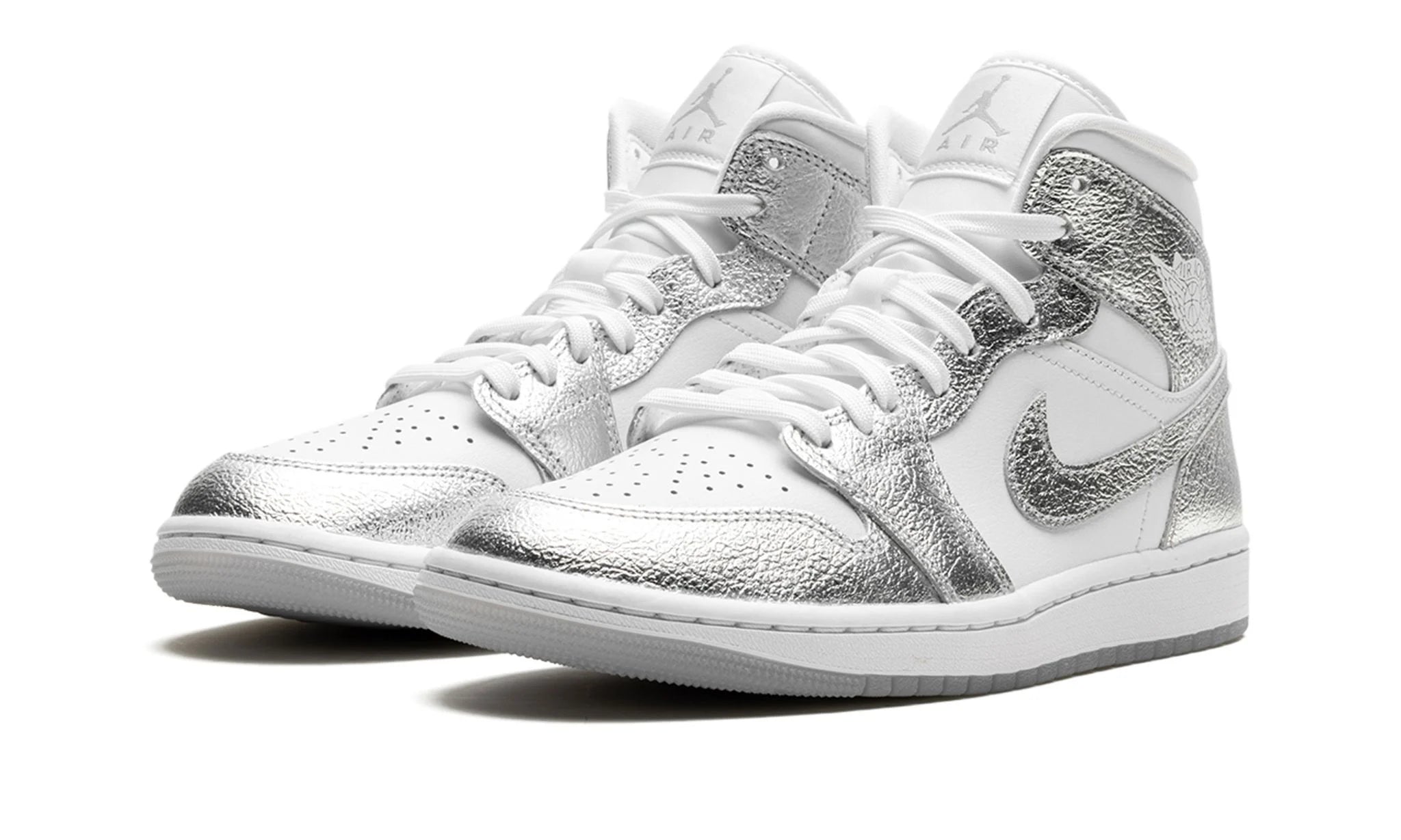 AIR JORDAN 1 MID SE WMNS "Metallic Silver"