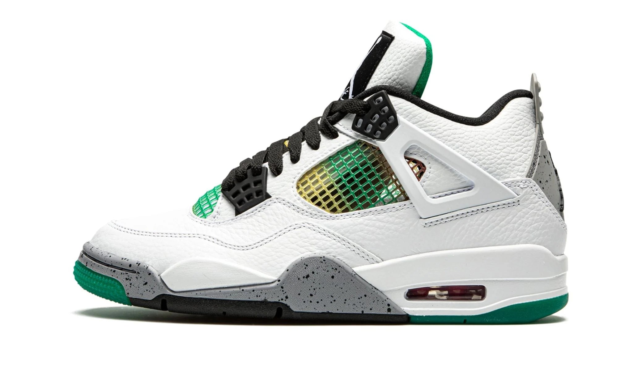 AIR JORDAN 4 RETRO WMNS "Rasta - Lucid Green"