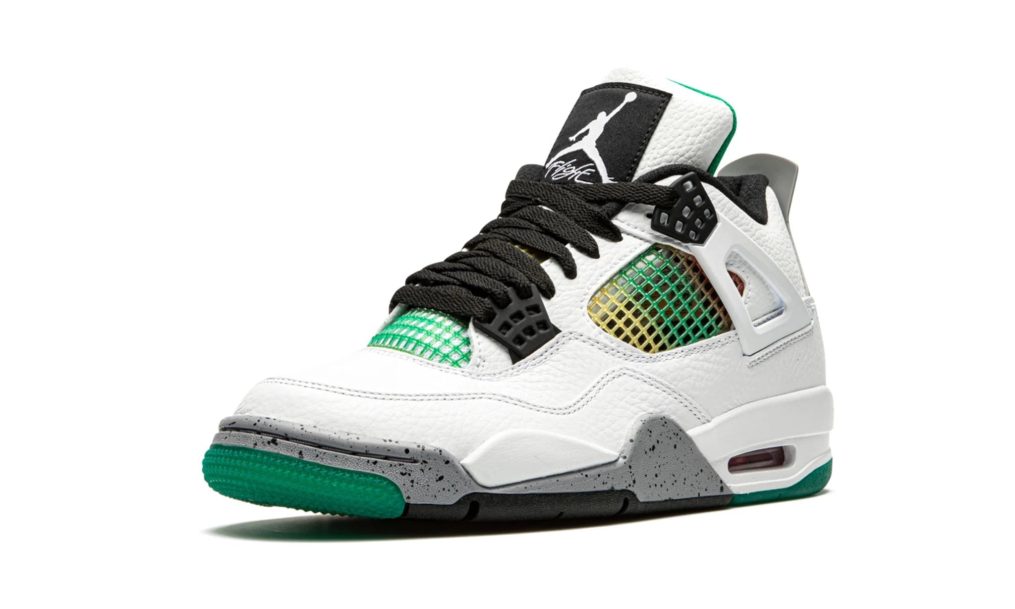 AIR JORDAN 4 RETRO WMNS "Rasta - Lucid Green"