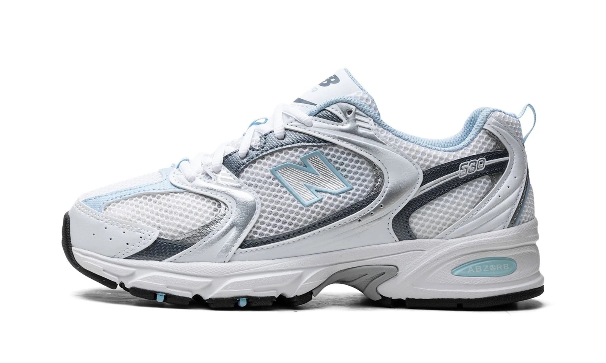 New Balance 530 "White / Dark Arctic Grey / Light Chrome Blue"