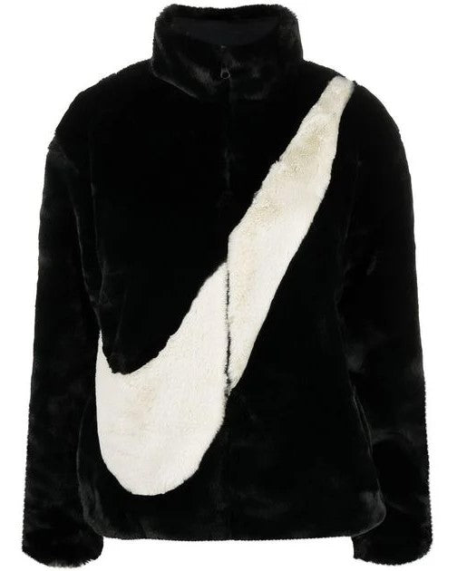 Jaqueta Nike Faux Fur Black