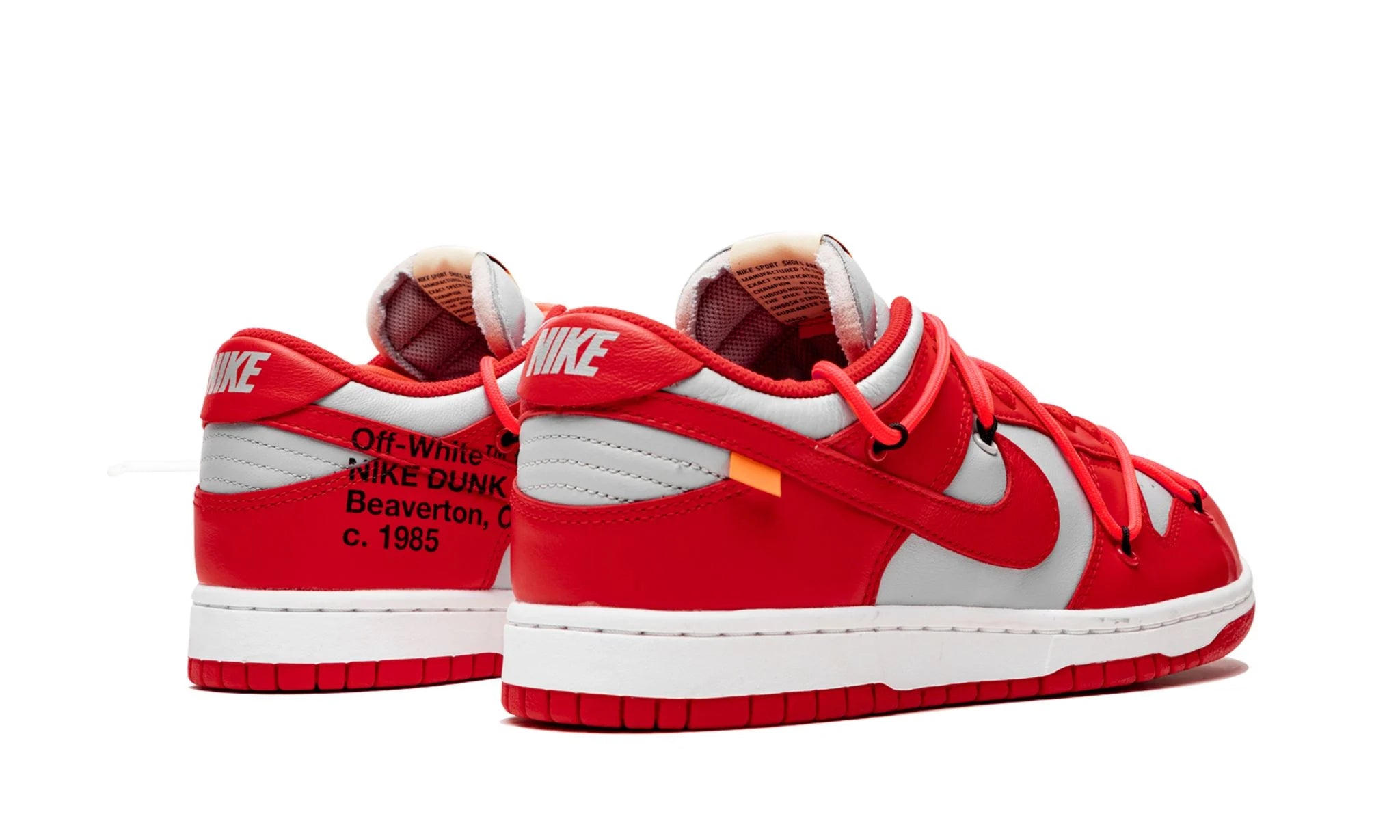 DUNK LOW "Off-White - University Red"