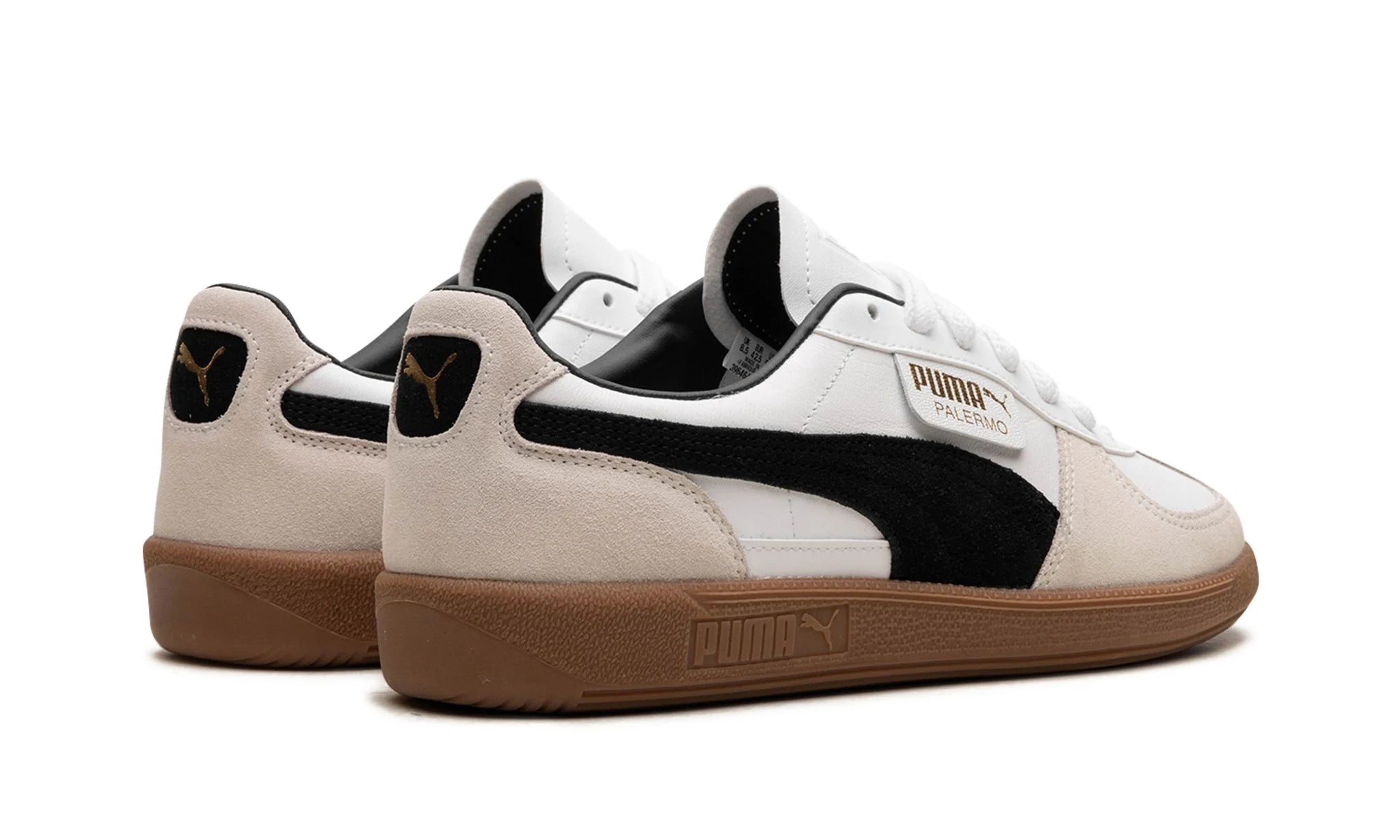 PUMA PALERMO LEATHER "PUMA WHITE / VAPOR GRAY / GUM"